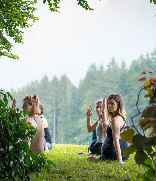 Yoga, Meditation und Wandern